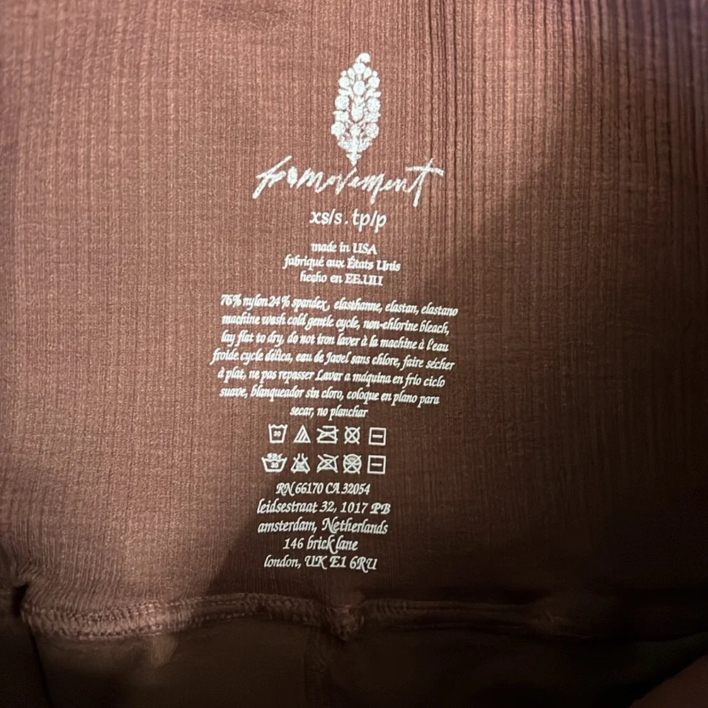 FP Movement High-Rise 7/8 Length Good Karma Legging - Nutmeg - Size XS/S - Picture 10 of 11